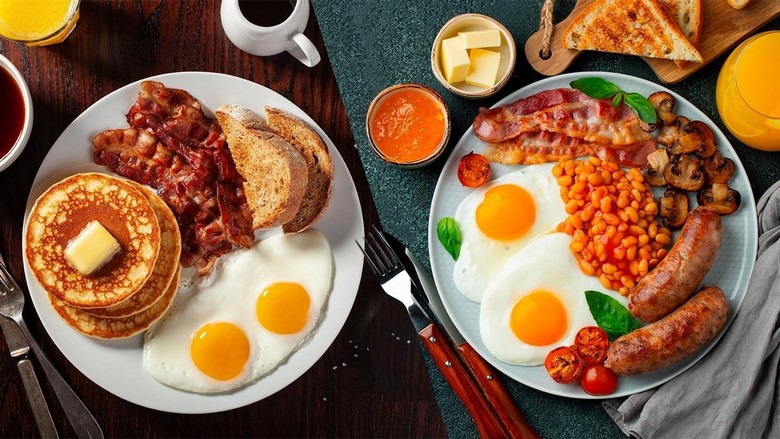 Một suất ăn cỡ lớn điển hình ở nhà hàng Mỹ